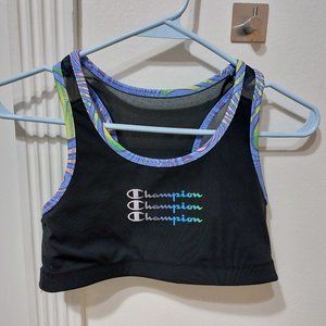 Champion Comfortable Sports Bra Sparkly Colorful Shiny